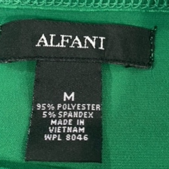 Alfani Green Tunic Top with Flared Sleeves - Picture 4 of 10